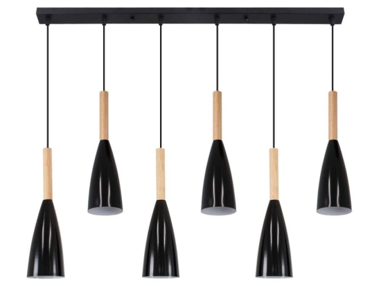 Φωτιστικό Οροφής Dillon 00632 E27 84x14x130cm Black GloboStar