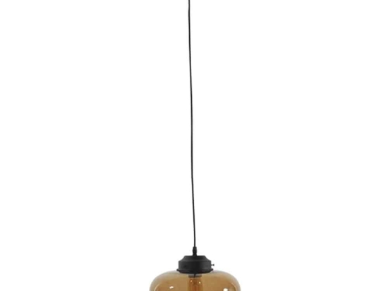 Φωτιστικό Οροφής Quinn 10001029 E27 Φ26x20cm Honey GloboStar