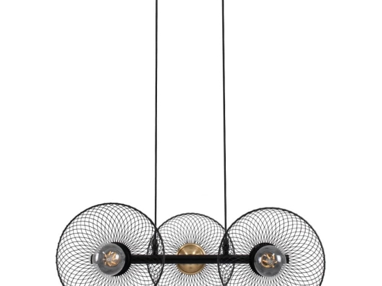 Φωτιστικό Οροφής Verona 00586 E27 50x28x20cm Black GloboStar
