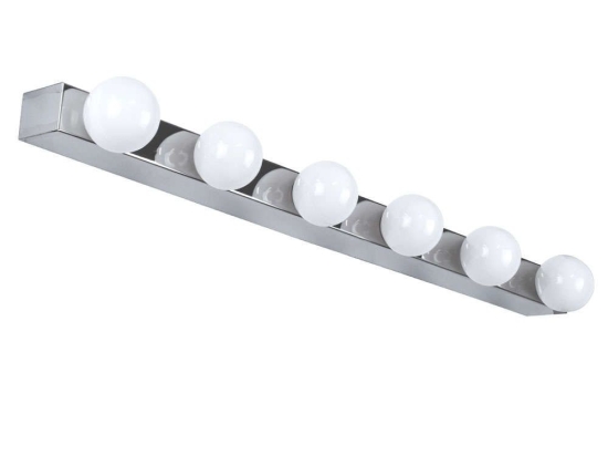 Φωτιστικό Τοίχου - Απλίκα Bella 60453 Led 18W IP44 70x11x6cm Silver GloboStar Αλουμίνιο