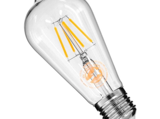 Λαμπτήρας Led Filament 99015 ST64 E27 4W 440lm Dimmable Clear GloboStar 4W