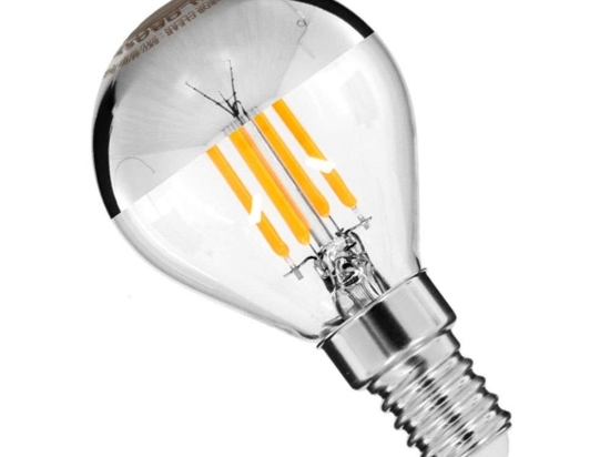 Λαμπτήρας Led Filament 99102 G45 E27 4W 440lm Dimmable Clear-Chrome GloboStar 4W