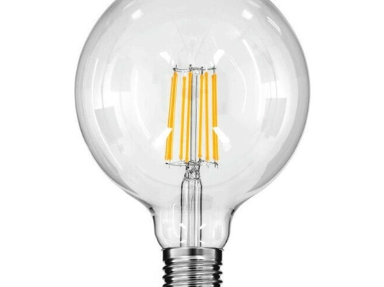 Λαμπτήρας Edison Retro Led Long Filament Dimmable 99014 E27 G125 12W 1320lm 2700K Clear GloboStar