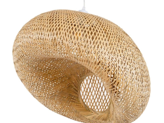 Φωτιστικό Οροφής Caribbean 01724 Φ60x38cm 1xE27 Beige GloboStar