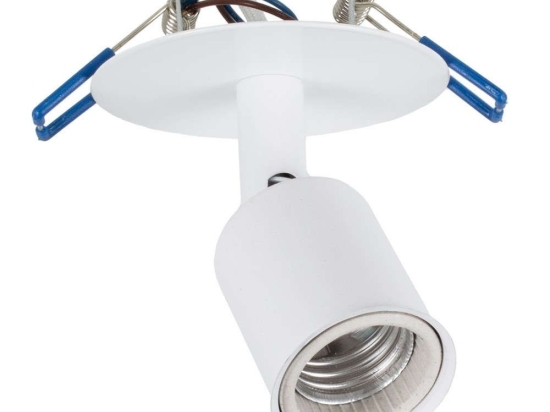 Φωτιστικό Οροφής Χωνευτό Sara 00848 Φ8x8,5cm 1xE27 White GloboStar