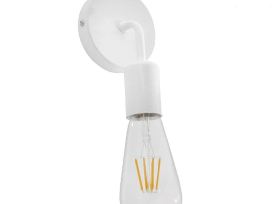 Φωτιστικό Τοίχου-Απλίκα Sirius 01397 10x7x16cm 1xE27 White GloboStar
