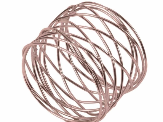 Δαχτυλίδι Πετσέτας Gourmet 35002 Φ5x3,5cm Bronze GloboStar Μέταλλο