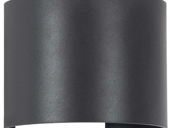 Φωτιστικό Τοίχου-Απλίκα Axis-R 60642 10x10x10cm Up&Down Led 1250lm 10W 6000K Anthracite GloboStar