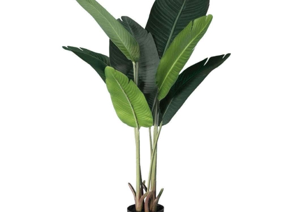 Τεχνητό Φυτό Strelitzia 20025 Φ80x120cm Green-Brown Globostar Πολυαιθυλένιο,Ύφασμα
