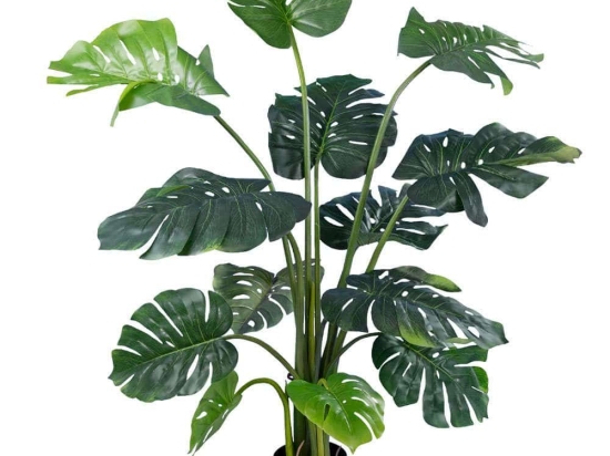 Τεχνητό Φυτό Monstera 20003 Φ110x150cm Green Globostar Πολυαιθυλένιο,Ύφασμα