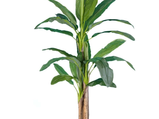 Τεχνητό Δέντρο Banana Tree 20018 Φ130x240cm Green-Brown Globostar Πολυαιθυλένιο,Ύφασμα