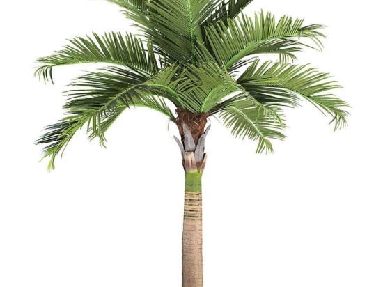 Τεχνητό Δέντρο Coconut Palm Tree 20169 Φ380x400cm Brown-Green Πλαστικό, Ύφασμα