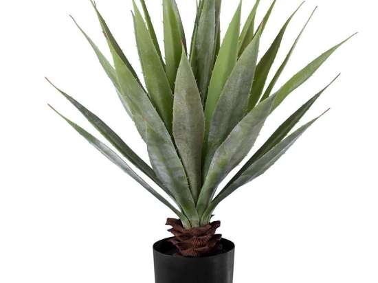 Τεχνητό Φυτό Sisal Agave 20079 Φ35x60cm Green-Brown GloboStar Πολυαιθυλένιο