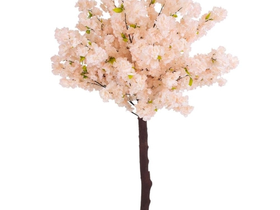 Τεχνητό Δέντρο Cherry Blossom 20139 160cm Salmon-Brown Globostar Πολυαιθυλένιο,Ύφασμα