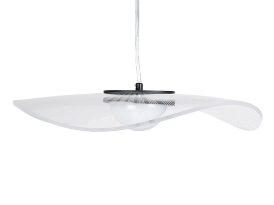 Φωτιστικό Οροφής Acrylica 60974 Φ40cm Led 2240lm 20W Clear-Black Globostar