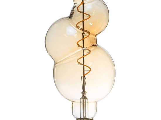 Λαμπτήρας Led Bubbles 99021 Φ10x24cm E27 6W 420lm Dimmable 2200K Honey Globostar 6W