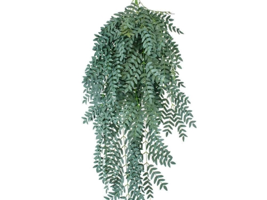 Τεχνητό Κρεμαστό Φυτό Acacia 20254 130cm Green Globostar Πολυαιθυλένιο,Ύφασμα