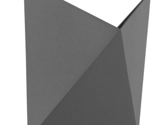 Φωτιστικό Τοίχου - Απλίκα Stealth 96509 17x7,5x17cm Led 1200lm 10W 6000K Grey Globostar