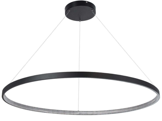 Φωτιστικό Οροφής Με Τηλεχειριστήριο Diamond 61519 Φ100cm Dim Led 8400lm 75W Black Globostar