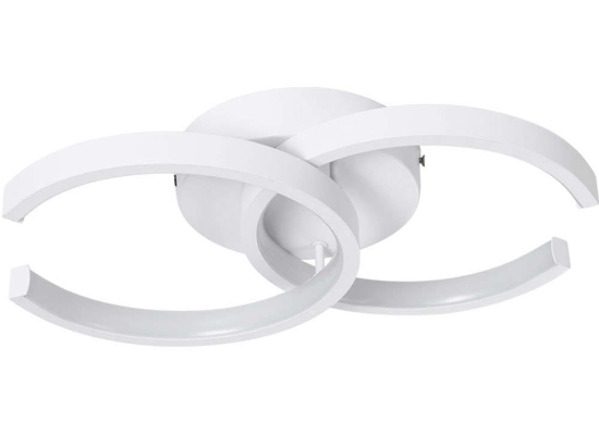Φωτιστικό Οροφής - Πλαφονιέρα Eva 61068 33x21x7cm Dim Led 1920lm 16W White GloboStar