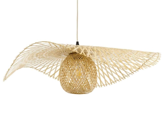 Φωτιστικό Οροφής Boho Cinnabar 01837 Φ75x21cm 1xE27 Beige GloboStar