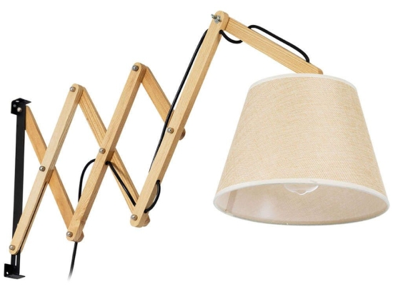 Φωτιστικό Τοίχου - Απλίκα Talisha 02028 35/100x15x36cm 1xE27 Beige Globostar