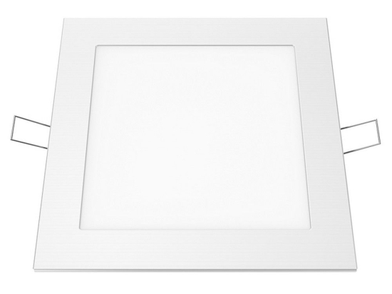 Panel Led Χωνευτό Plato1240SW 12W 4000K 950lm White Aca Τετράγωνο Αλουμίνιο