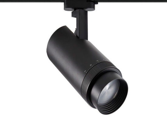 Σποτ Ράγας 4 Καλωδίων Focus4040B4 40W 4000K 3100lm Black Aca Αλουμίνιο