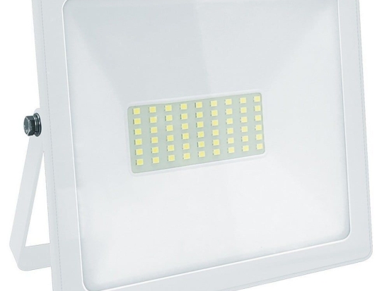Προβολέας Led Q5060W 50W 6000K 4500lm White Aca Αλουμίνιο