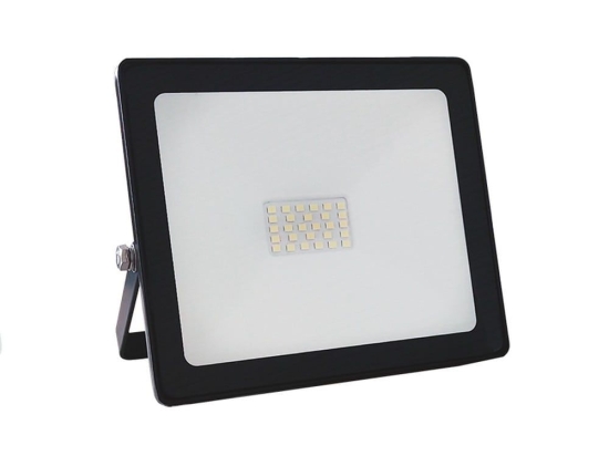 Προβολέας Led Q1030DC 10W 3000K 800lm Black Aca Αλουμίνιο
