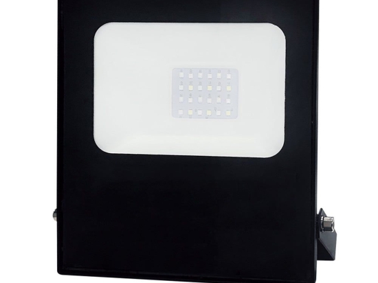 Προβολέας Led Q20RGBW 20W RGB+6000K Black Aca Αλουμίνιο