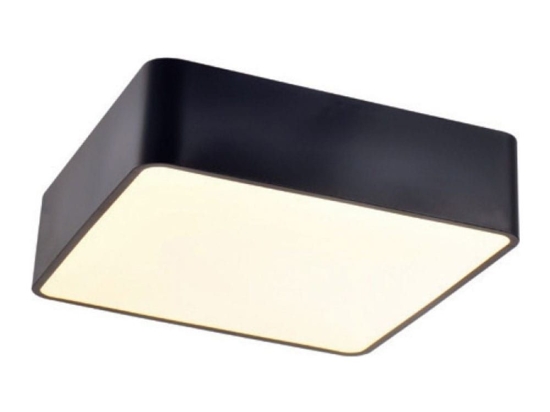 Πάνελ Led V28LEDC48BK 40W 3200lm 3000K 48X48XH13 Black Aca Decor Τετράγωνο Μέταλλο