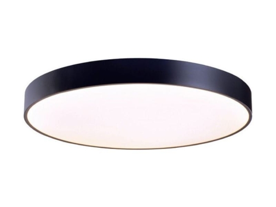 Πάνελ Led V29LEDC100BK 100W 8000lm 3000K D100XH10 Black Aca Decor Στρόγγυλο Μέταλλο