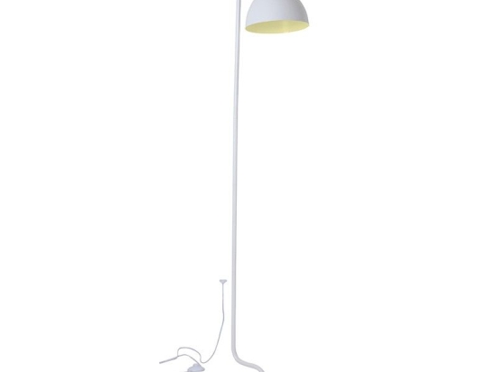 Φωτιστικό Δαπέδου EF36F1157WW 1ΧΕ27 30Χ28ΧΗ157 White Aca Decor Μέταλλο,Ξύλο