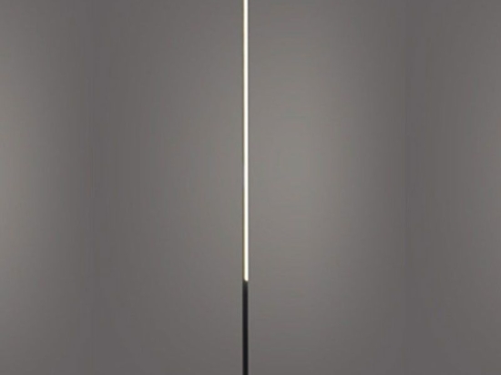 Φωτιστικό Δαπέδου Led ZM16LEDF148BK 18W 3000K 1440lm Dimmer D18ΧD1,8ΧΗ146 Black Aca Decor Αλουμίνιο