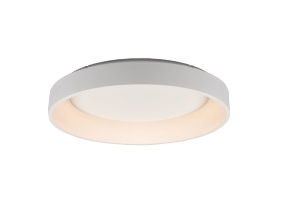 Φωτιστικό Οροφής - Πλαφονιέρα Led BR81LEDC78WH 80W 3000K 4100lm D78XH14 White Aca Decor Μέταλλο,Πλαστικό