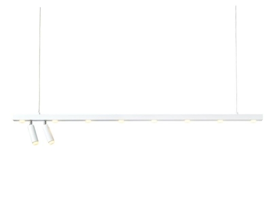 Φωτιστικό Οροφής - Ράγα JNCP30LED120WH Led 30W 3000K 2700lm 120X4XH139 White Aca Decor Αλουμίνιο