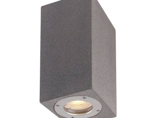 Φωτιστικό Τοίχου MK0532SB Up-Down IP65 2XGU10 Black Aca Decor