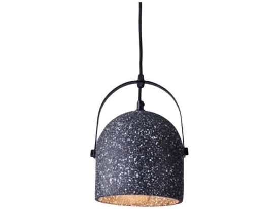 Φωτιστικό Οροφής KS411P16B 1ΧΕ27 D16XH130 Black Aca Decor Τσιμέντο