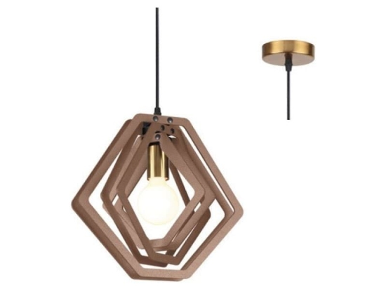 Φωτιστικό Οροφής ZM391P34WLL 1ΧΕ27 D34XH100 Camel Aca Decor Mdf