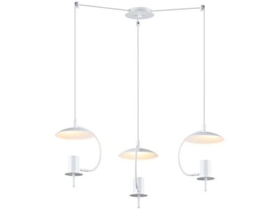 Φωτιστικό Οροφής ZM933P60W 3ΧGU10 D60XH150 White Aca Decor Μέταλλο
