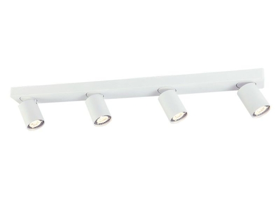 Φωτιστικό Οροφής Σποτ RA304S76WH  4XGU10 76Χ7Χ11 White Aca Decor Αλουμίνιο
