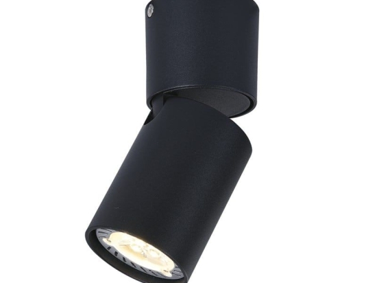 Φωτιστικό Οροφής Σποτ RA301S6BK 1XGU10 D5,5XH13 Black Aca Decor Αλουμίνιο