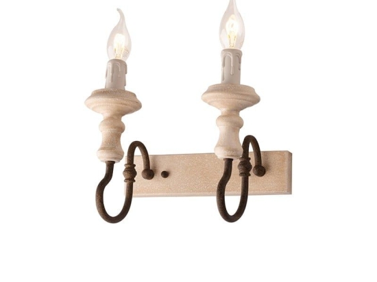 Φωτιστικό Τοίχου - Απλίκα EG172W25R 2ΧΕ14 25Χ21Χ24 Rust Aca Decor Μέταλλο