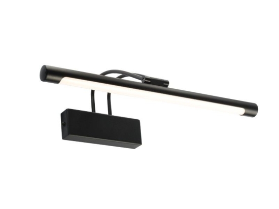 Φωτιστικό Τοίχου - Απλίκα Led PN17LEDW40BK 8W 3000K 520lm IP44 40X12X19 Black Aca Decor Μέταλλο