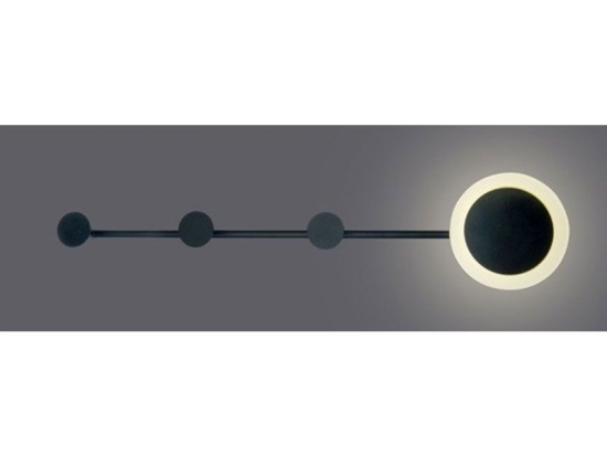 Φωτιστικό Τοίχου - Απλίκα Led ZM71LEDW70BK 7W 3000K 560lm 70Χ7Χ15 Black Aca Decor Μέταλλο