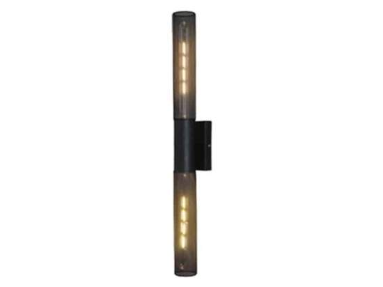 Φωτιστικό Τοίχου - Απλίκα OD602W72BK 2ΧΕ27 10Χ10X72 Black Aca Decor Μέταλλο