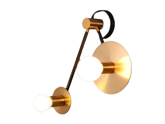 Φωτιστικό Τοίχου - Απλίκα OD742W74BR 2ΧΕ27 18Χ74X23 Brass Aca Decor Μέταλλο