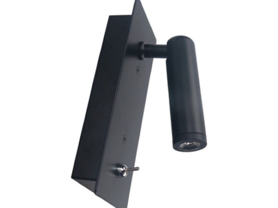 Φωτιστικό Τοίχου Χωνευτό Led 151BMB 3W 4000K 190lm Black Aca Decor Μέταλλο