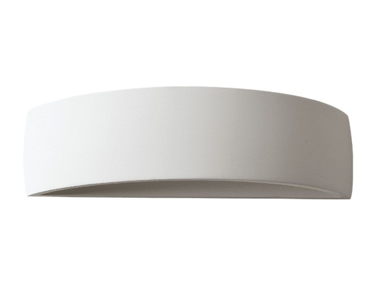 Φωτιστικό Τοίχου Γύψινο G85361W 1XE14 30x9,8x8CM Meio Natural Aca Decor